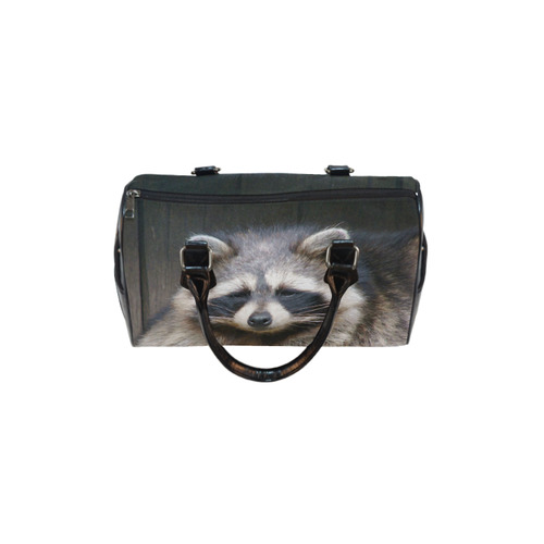 Raccoon Fine Modern Art Animal Boston Handbag (Model 1621)