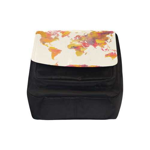 world map Crossbody Nylon Bags (Model 1633)