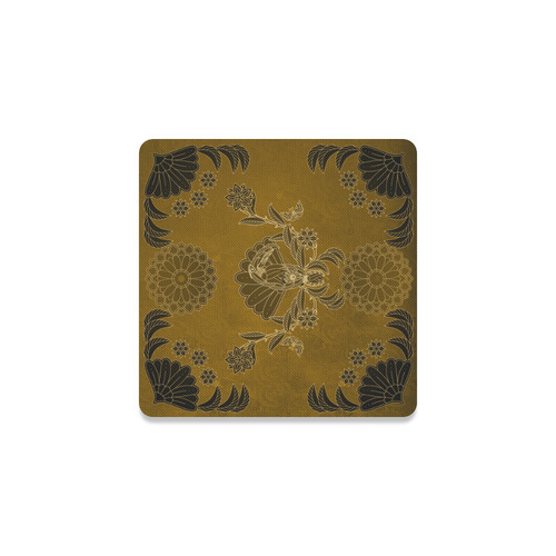 Wonderful mandala of toucan Square Coaster