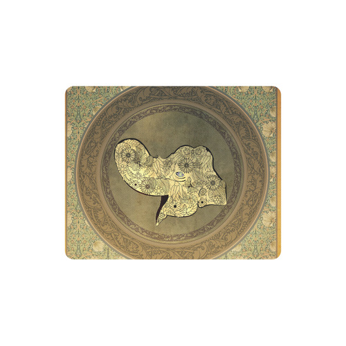 Mandala of cute elephant Rectangle Mousepad