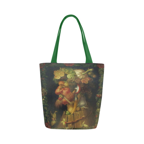 Awesome Painting Autum  from Guiseppe Arcimboldo Canvas Tote Bag (Model 1657)