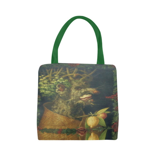 Awesome Painting Winter from Guiseppe Arcimboldo Canvas Tote Bag (Model 1657)