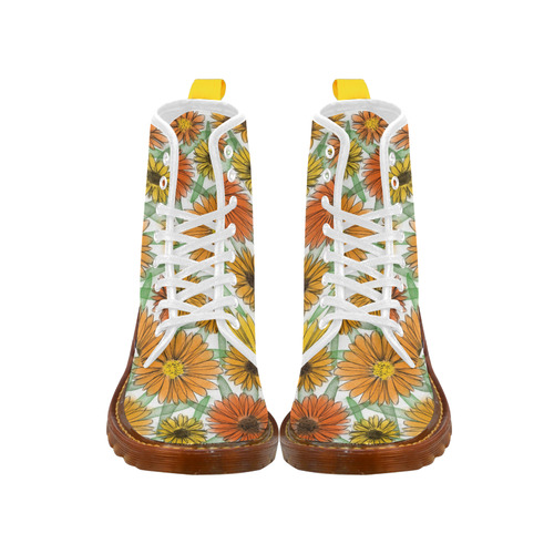 Calendula White. Inspired by the Magic Island of Gotland. Martin Boots For Women Model 1203H