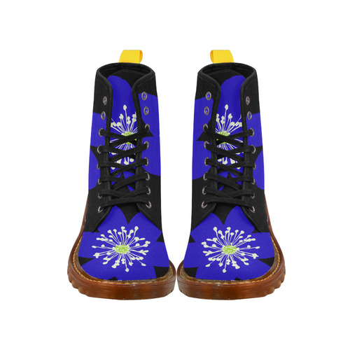 Blue Anemone Hepatica (big). Inspired by the Magic Island of Gotland. Martin Boots For Women Model 1203H