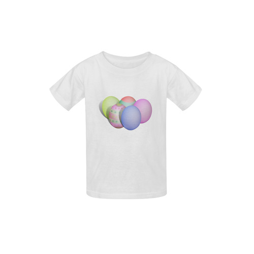 Pastel Colored Easter Eggs Kid's  Classic T-shirt (Model T22)