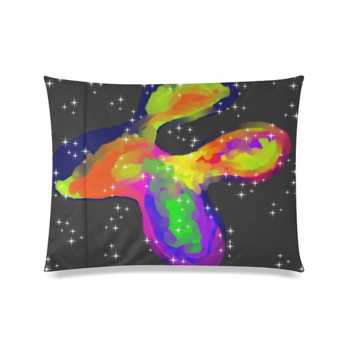 stars Custom Zippered Pillow Case 20"x26"(Twin Sides)