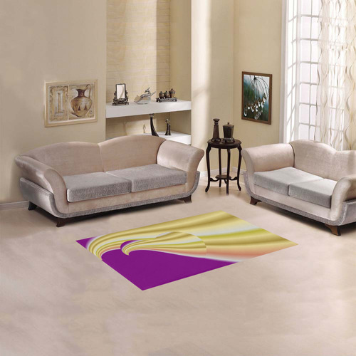 Gold & Purple Swirl Love Heart