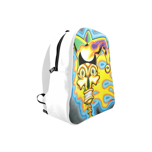 Flaming Jester School Backpack (Model 1601)(Small)