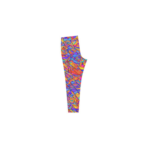 Splatter Print Colorful Leggings by Juleez Cassandra Women's Leggings (Model L01)