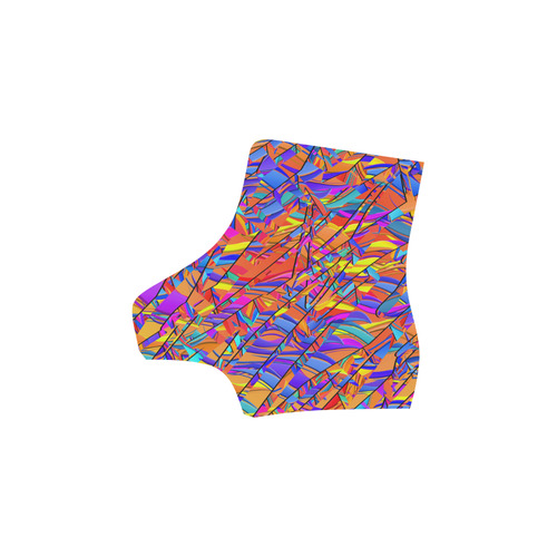 Colorful Geometric Print Martin Boots Martin Boots For Women Model 1203H