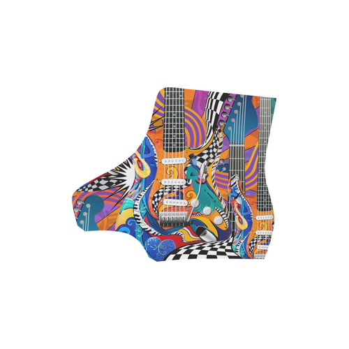 Guitar Rock Printed Martin Boots by Juleez Martin Boots For Men Model 1203H