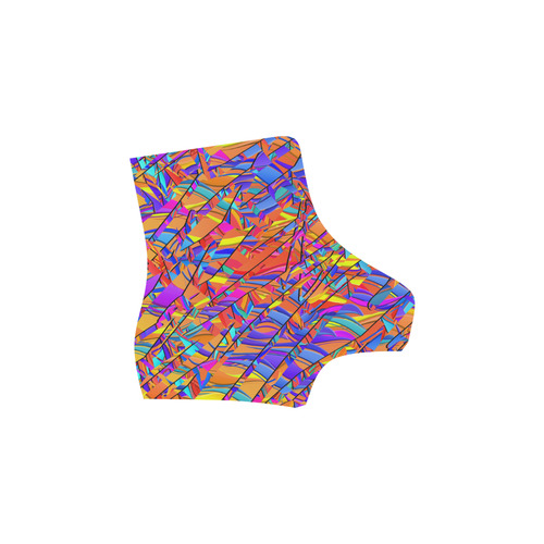 Colorful Geometric Print Martin Boots Martin Boots For Women Model 1203H