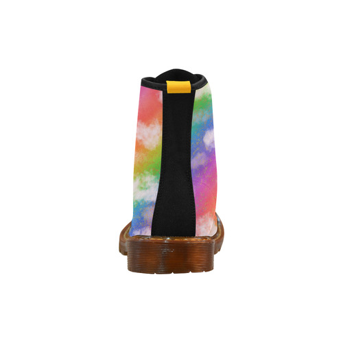 Rainbow Love (black). Inspired by the Magic Island of Gotland. Martin Boots For Men Model 1203H