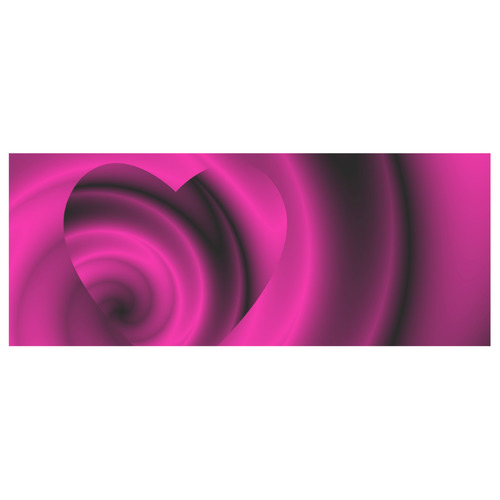Fuchsia Pink & Purple Swirls Love Heart Custom Morphing Mug