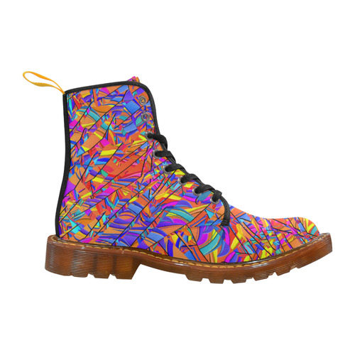 Colorful Geometric Print Martin Boots Martin Boots For Women Model 1203H