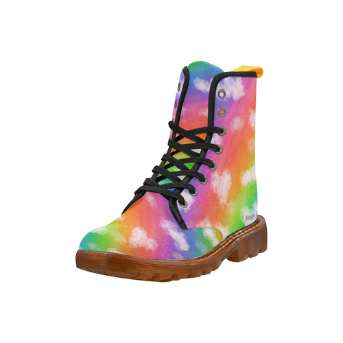 Rainbow Love (black). Inspired by the Magic Island of Gotland. Martin Boots For Men Model 1203H