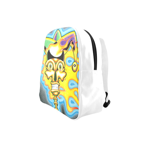 Flaming Jester School Backpack (Model 1601)(Small)