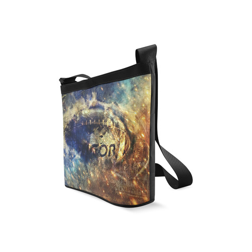 Abstract american football Crossbody Bags (Model 1613)