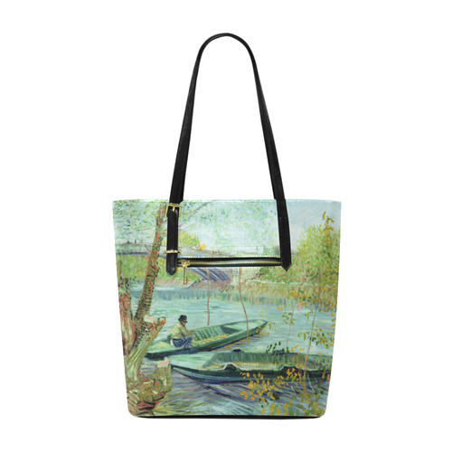 Van Gogh Fishing in the Spring Euramerican Tote Bag/Small (Model 1655)