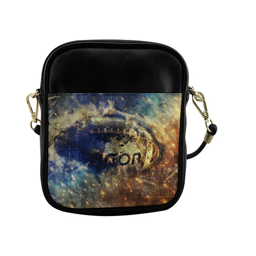 Abstract american football Sling Bag (Model 1627)