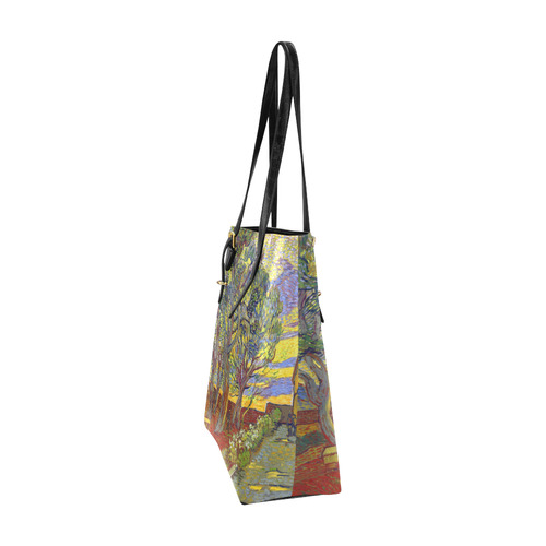 Van Gogh Garden St Paul's Hospital Euramerican Tote Bag/Small (Model 1655)