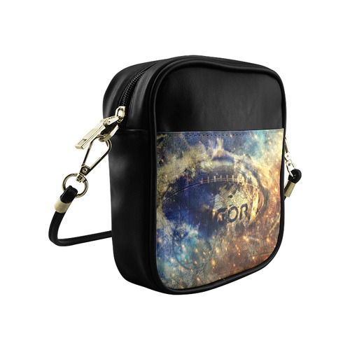 Abstract american football Sling Bag (Model 1627)