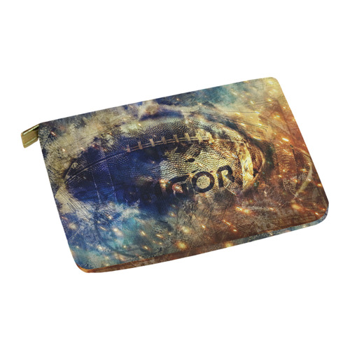 Abstract american football Carry-All Pouch 12.5''x8.5''