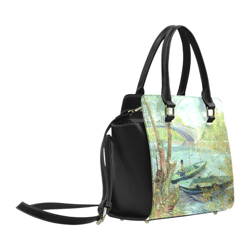 Van Gogh Fishing in the Spring Classic Shoulder Handbag (Model 1653)