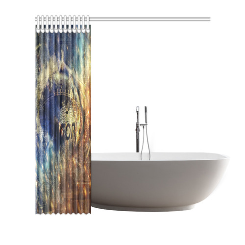 Abstract american football Shower Curtain 72"x72"