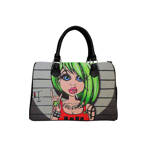 Bad Apple by Skinderella Boston Handbag (Model 1621)