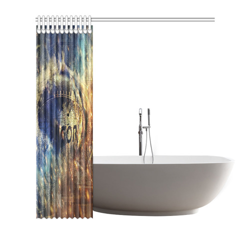 Abstract american football Shower Curtain 66"x72"
