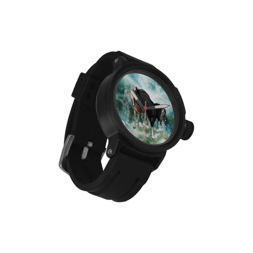 The wonderful couple horses Men's Sports Watch(Model 309)