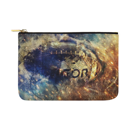 Abstract american football Carry-All Pouch 12.5''x8.5''