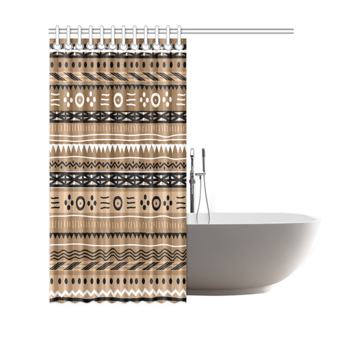 Shango Tribal Pattern Shower Curtain 69"x72"
