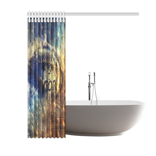 Abstract american football Shower Curtain 60"x72"