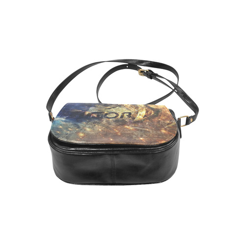 Abstract american football Classic Saddle Bag/Small (Model 1648)