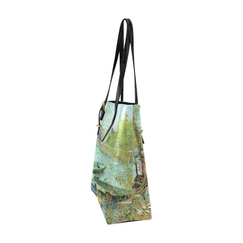 Van Gogh Fishing in the Spring Euramerican Tote Bag/Small (Model 1655)