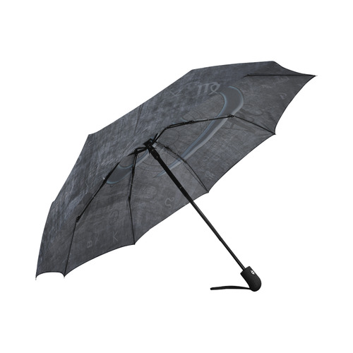 Zodiac Sign Cancer in Grunge Style Auto-Foldable Umbrella (Model U04)