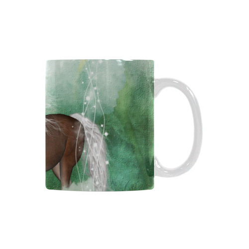 Horse in a fantasy world White Mug(11OZ)