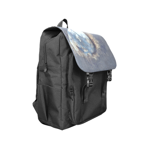 Abstract grunge golf ball Casual Shoulders Backpack (Model 1623)