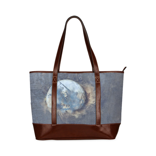 Abstract grunge golf ball Tote Handbag (Model 1642)