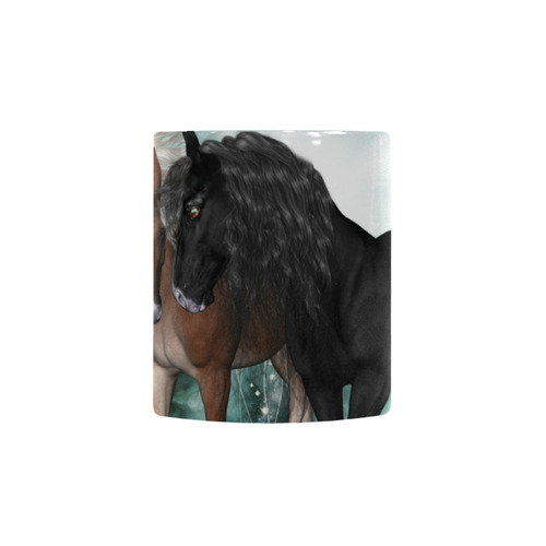 The wonderful couple horses Custom Morphing Mug