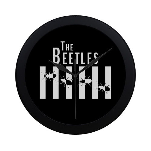 The Beetles on Abbey Road! Circular Plastic Wall clock