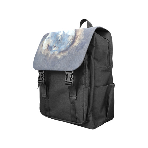 Abstract grunge golf ball Casual Shoulders Backpack (Model 1623)