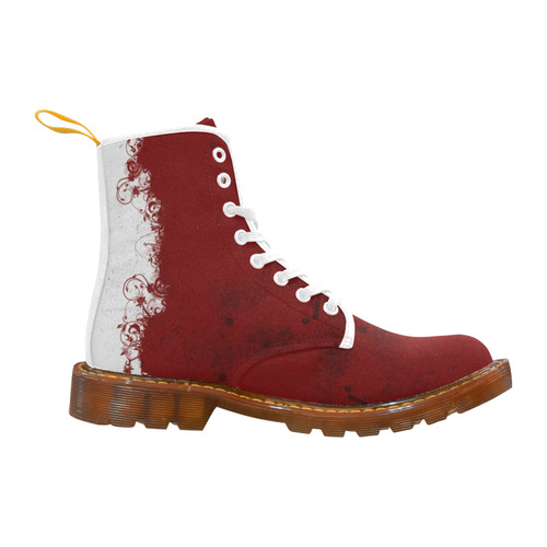 Simple Red Martin Boots For Women Model 1203H