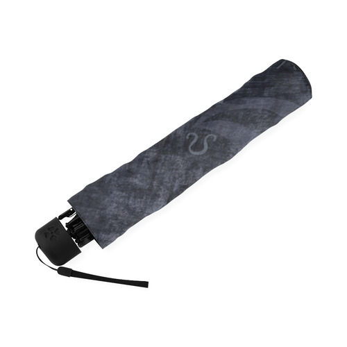 Zodiac Sign Gemini in Grunge Style Foldable Umbrella (Model U01)