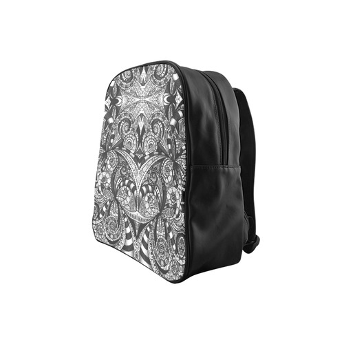 Drawing Floral Zentangle G6B School Backpack (Model 1601)(Small)