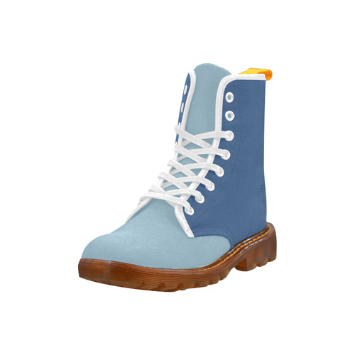 Bright Cobalt and Aquamarine Martin Boots For Women Model 1203H