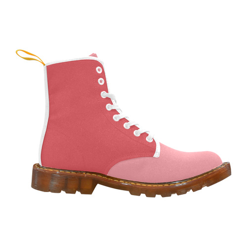 Cayenne and Flamingo Pink Martin Boots For Women Model 1203H