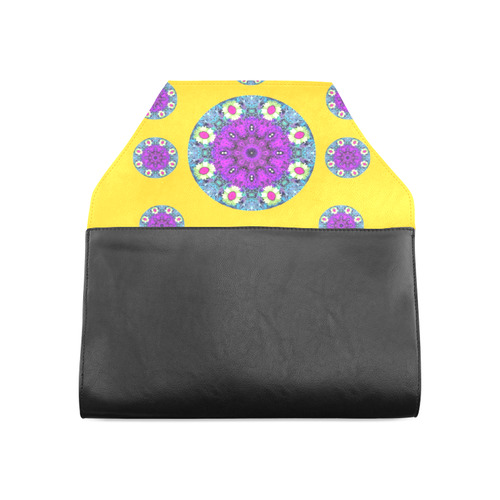 Sweet as candy and yellow Clutch Bag (Model 1630)